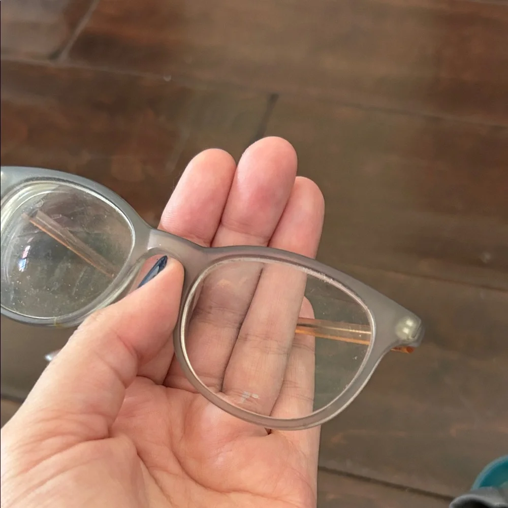Zenni Gray Glasses with Case - Picture 6 of 6